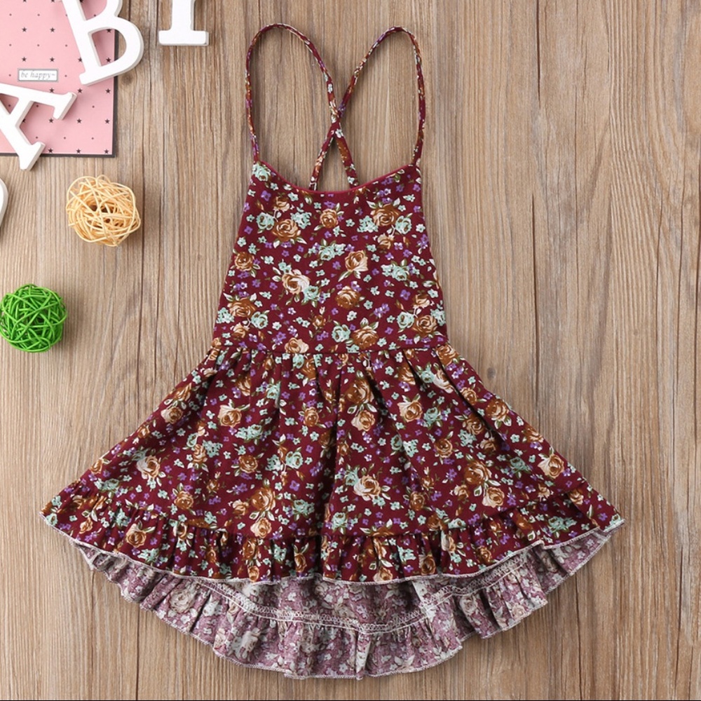 Earthy Floral Sundress